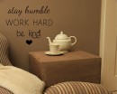 Stay Humble Quotes Wall Decal Motivational Vinyl Art Stickers